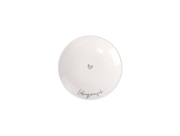 Villeroy & Boch - Statement Frühstücksteller Lieblingsmensch 21 cm Weiß