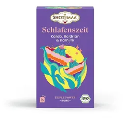 Shoti Maa Schlafenszeit - Karob, Baldrian & Kamille bio (16Btl)