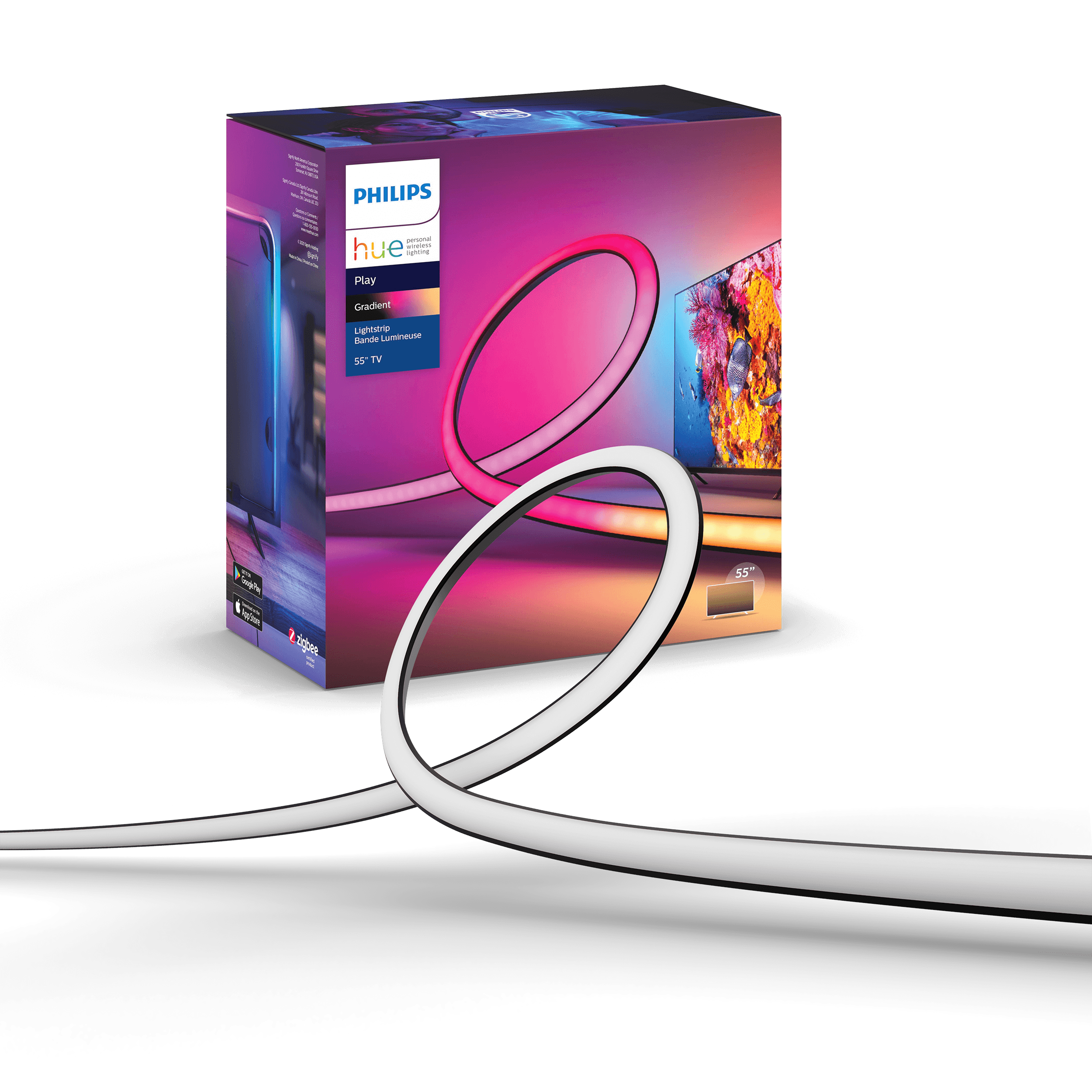 Philips Hue Play Gradient Lightstrip 55 Zoll White & Col. Amb. 8718699784751