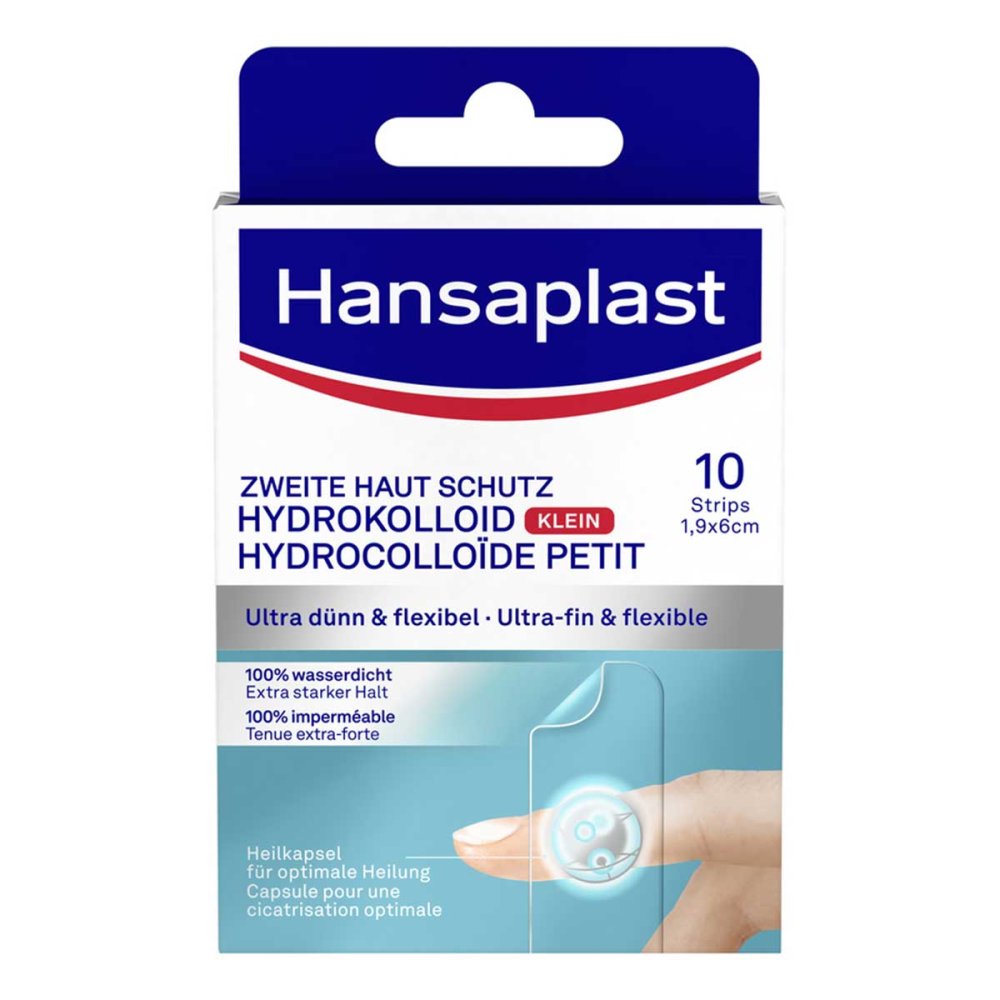 Beiersdorf AG Hansaplast Zweite Haut Schutz Hydrokolloid Pflaster Klein 19978955