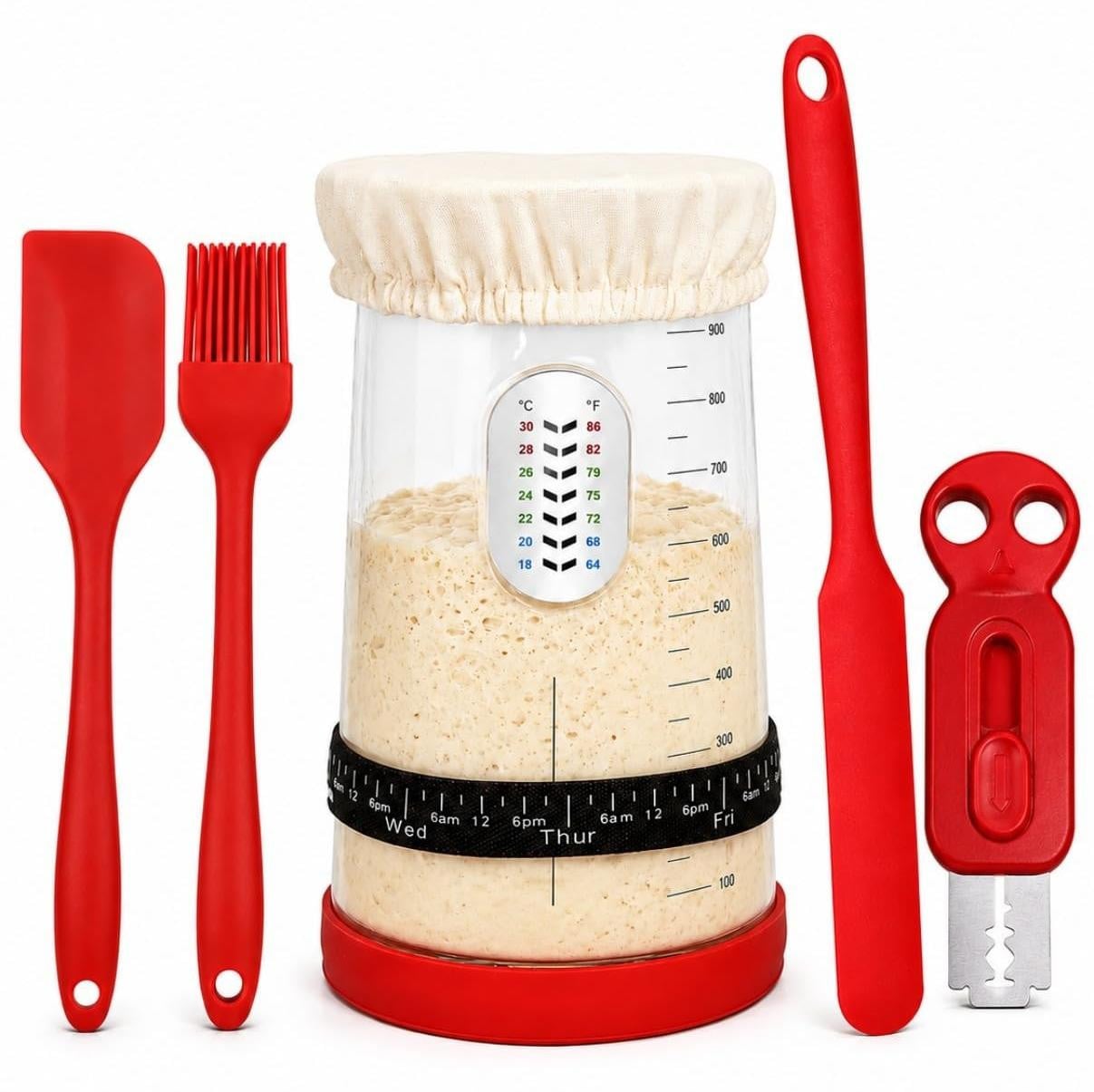 Zuurdesem Starterset met Fermentatiepot 1200 ml