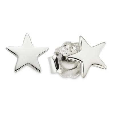 Paar Ohrstecker "Silberohrstecker Stern", silber (silberfarben), ANISTON JEWELRY & WATCHES, Ohrringe, Damen, Silber 925 (Sterlingsilber)