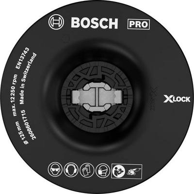 X-LOCK Stützteller, mittelhart, 125 mm Bosch Accessories 2608601715