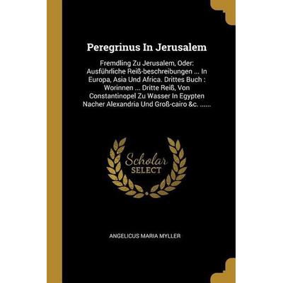 Peregrinus in Jerusalem: Fremdling Zu Jerusalem, Oder: Ausführliche Reiß-Beschreibungen ... in Europa, Asia Und Africa. Drittes Buch: Worinnen,