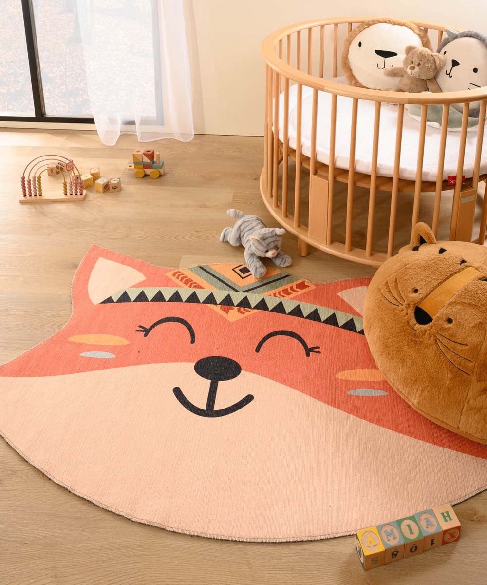 Kindervloerkleed Vos Smile Terra 90 x 150 cm