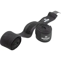 Matchu Sports Boxbandagen - 2 Stücke - Schwarz - 350cm - 3cm - 97% Baumwolle - 3% Terylen