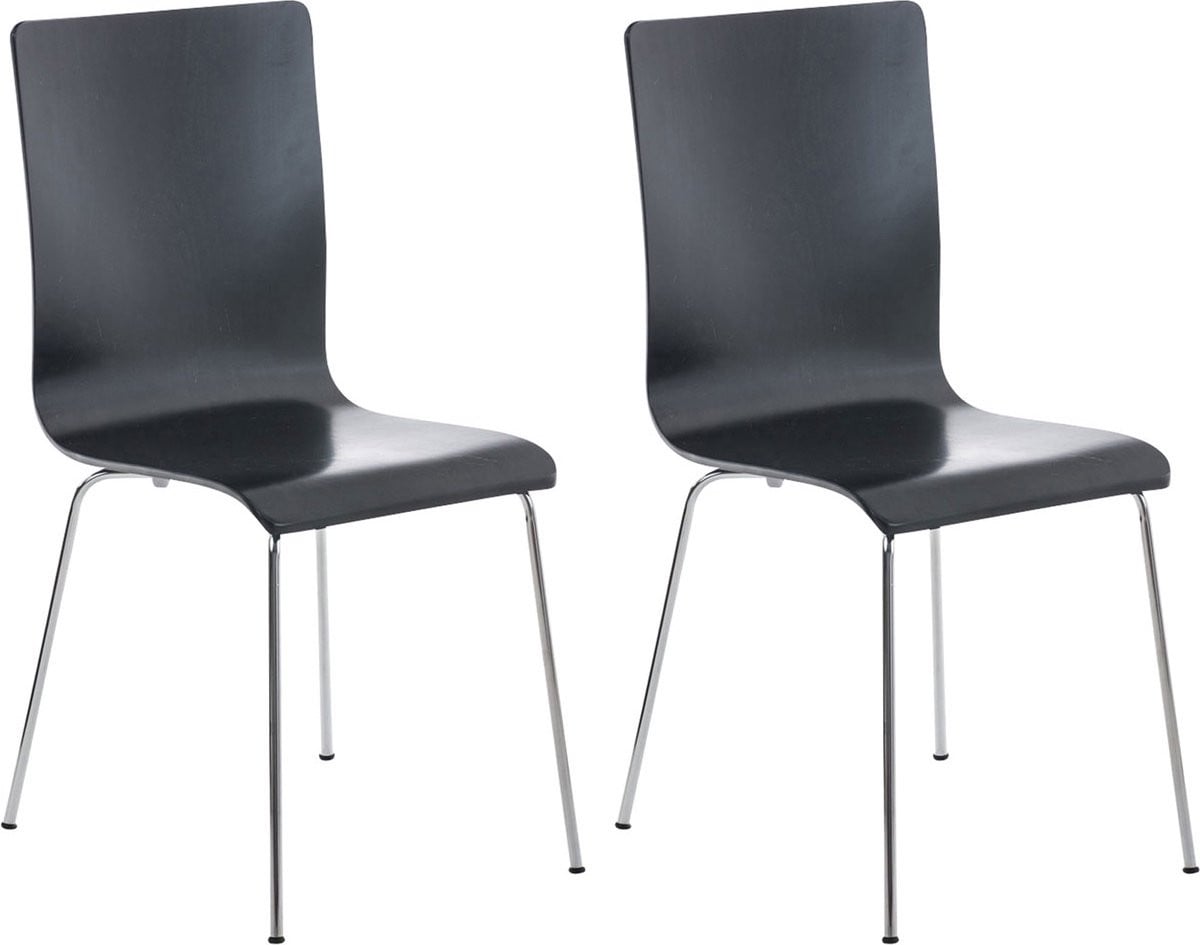 CLP Pepe Set van 2 Wachtkamerstoelen - Zwart