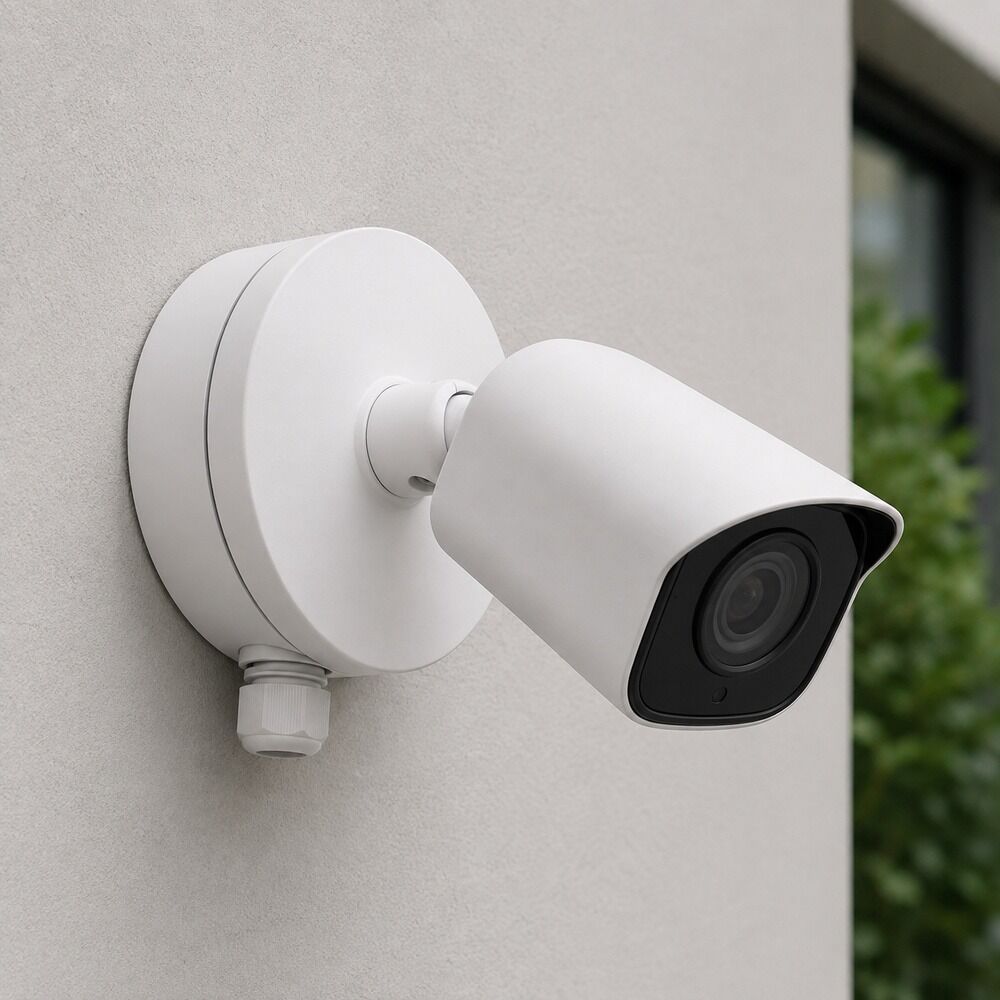 Ettroit Scatola Di Giunzione Ø 137 Mm Compatibile Con Hikvision Ds-1280zj-S /  Et1280zj-S