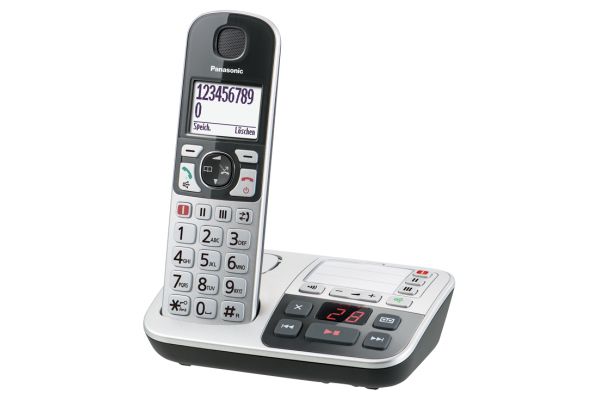 Panasonic DECT-Telefon KX-TGE520GS (Schwarz/Silber)