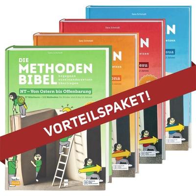 Kombipaket. Die Methodenbibel - Bd. 1 - 4, Gebundene Ausgabe von Sara Schmidt, Deutsche Bibelgesellschaft, 978-3-438-04100-5