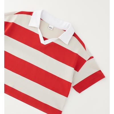 T-Shirt IDO "GIRL SUMMER T-SHIRT", Mädchen, Gr. 140, rot, 100% Baumwolle, Shirts T-Shirt