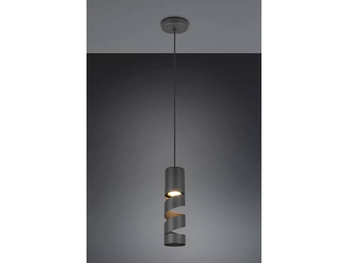 TRIO-Leuchten Pendelleuchte STREAM DH 12x150 cm schwarz Hängelampe Hängeleuchte