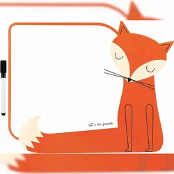 Interdruk Trocken abwischbare Whiteboard BeBe Fox 28x30cm