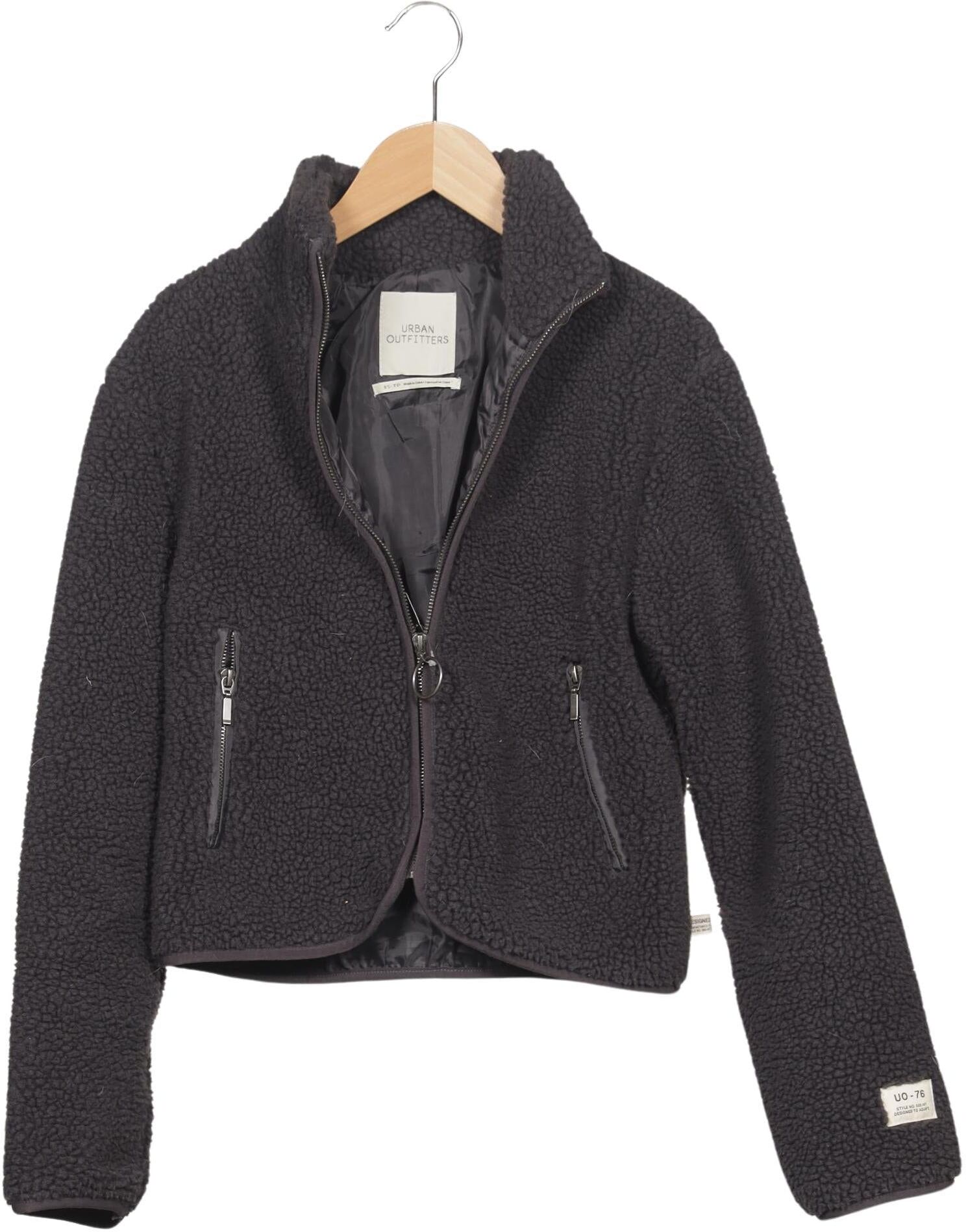 Urban Outfitters Damen Jacke, Grau, Gr. XS, Synthetik - Second Hand