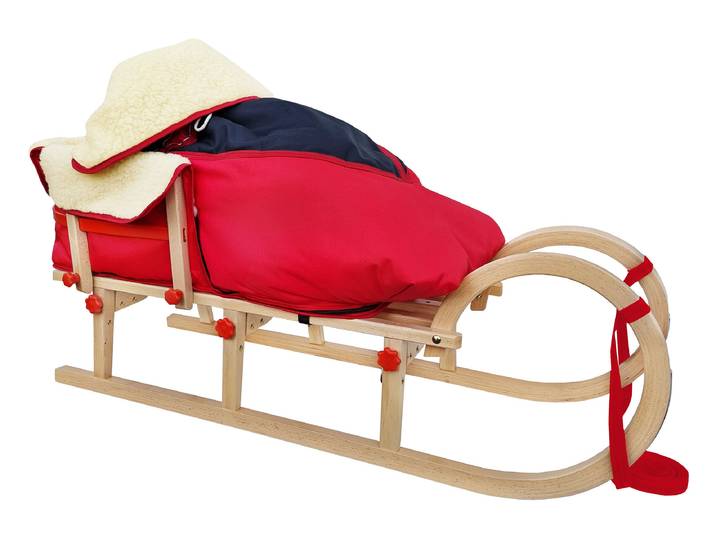 Rodelschlitten Rodel Schlitten aus Holz 110