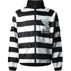 Riding Culture Jamie, Regenjacke - Schwarz/Weiß - XL