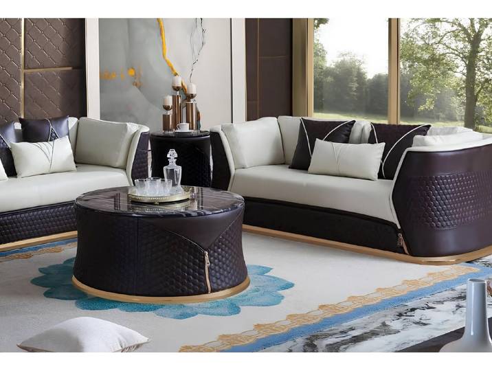 JVmoebel Beistelltisch Runder Designer Couchtisch aus hochwertigem Material in modernem Stil (Beistelltisch), Made in Europa