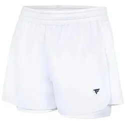 Tecnifibre, Mädchen, Sporthose, Team Stretch Short White Girl (128), Weiss