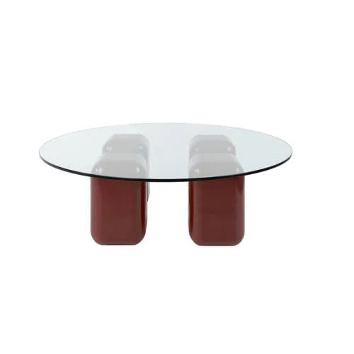 FÉST ronde salontafel Uma Maroon - rood