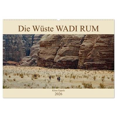 Die Wüste Wadi Rum (Wandkalender 2026 DIN A2 quer), CALVENDO Monatskalender