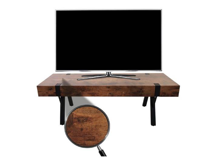 MCW TV-Rack MCW-L54-T, Inklusive verstellbare Fußbodenschoner