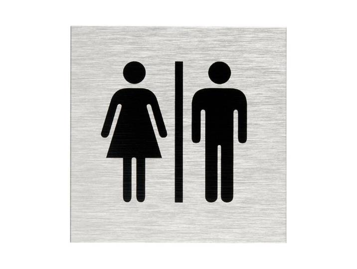 Schild Toiletten ⌀ 6 cm