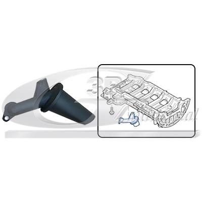 3RG Saugrohr, Ölpumpe 84305 für Ford