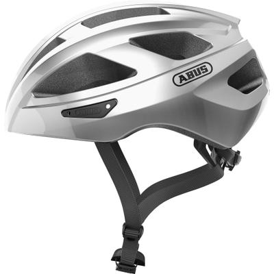 Rennradhelm ABUS "MACATOR" Gr. S, silber (gleam silber), Helme, S Kopfumfang: 51cm - 55cm