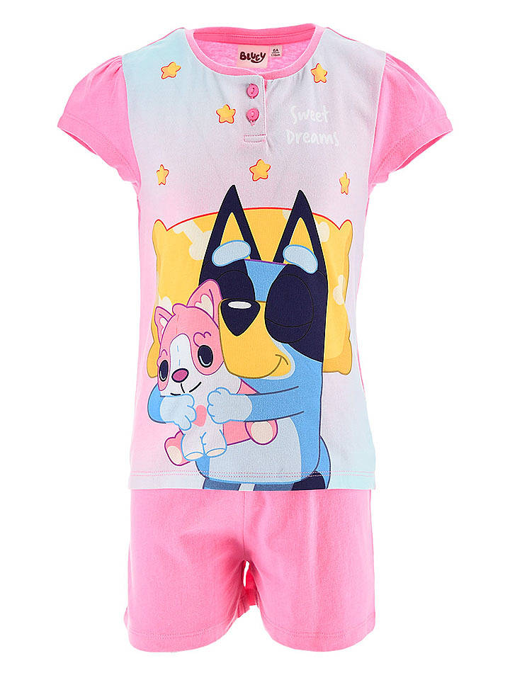 Pyjama "Bluey" in Rosa - 98