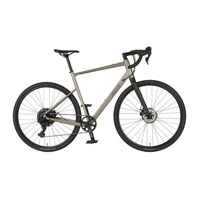 Gravelbike PROPHETE "Prophete Graveler" Gr. 55, grau, Fahrräder, Herren, 55cm, 28 Zoll (71,12cm) hinten: 28 Zoll (71,12cm)