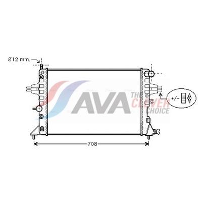AVA CLEVER CHOICE Kühler, Motorkühlung OLA2254 für Vaughall