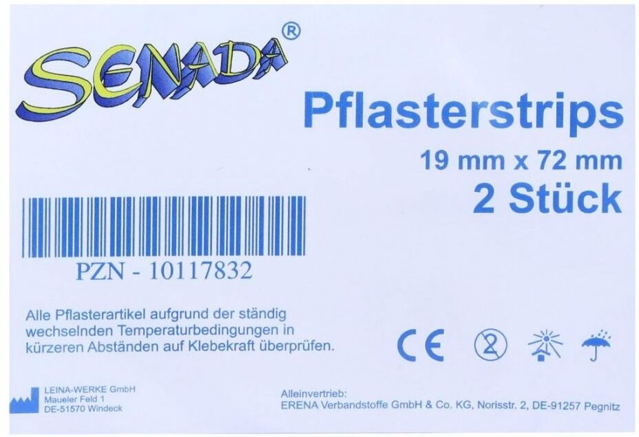 Senada Pflasterstrips 19x72 mm
