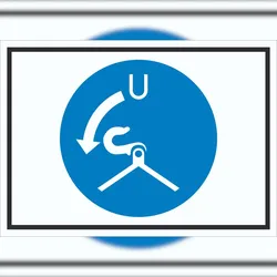 HB-Druck Fallen lösen beim Aussetzvorgang Symbol Schild A3 (297x420mm)