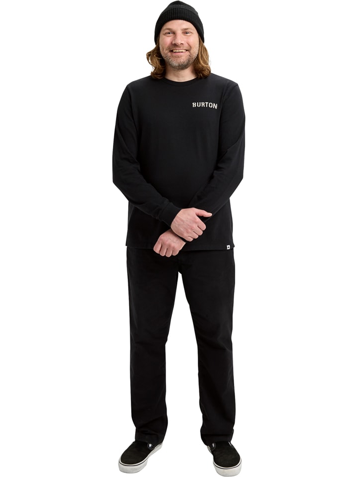 Burton Longsleeve "Heavyweight Photo" in Schwarz - S