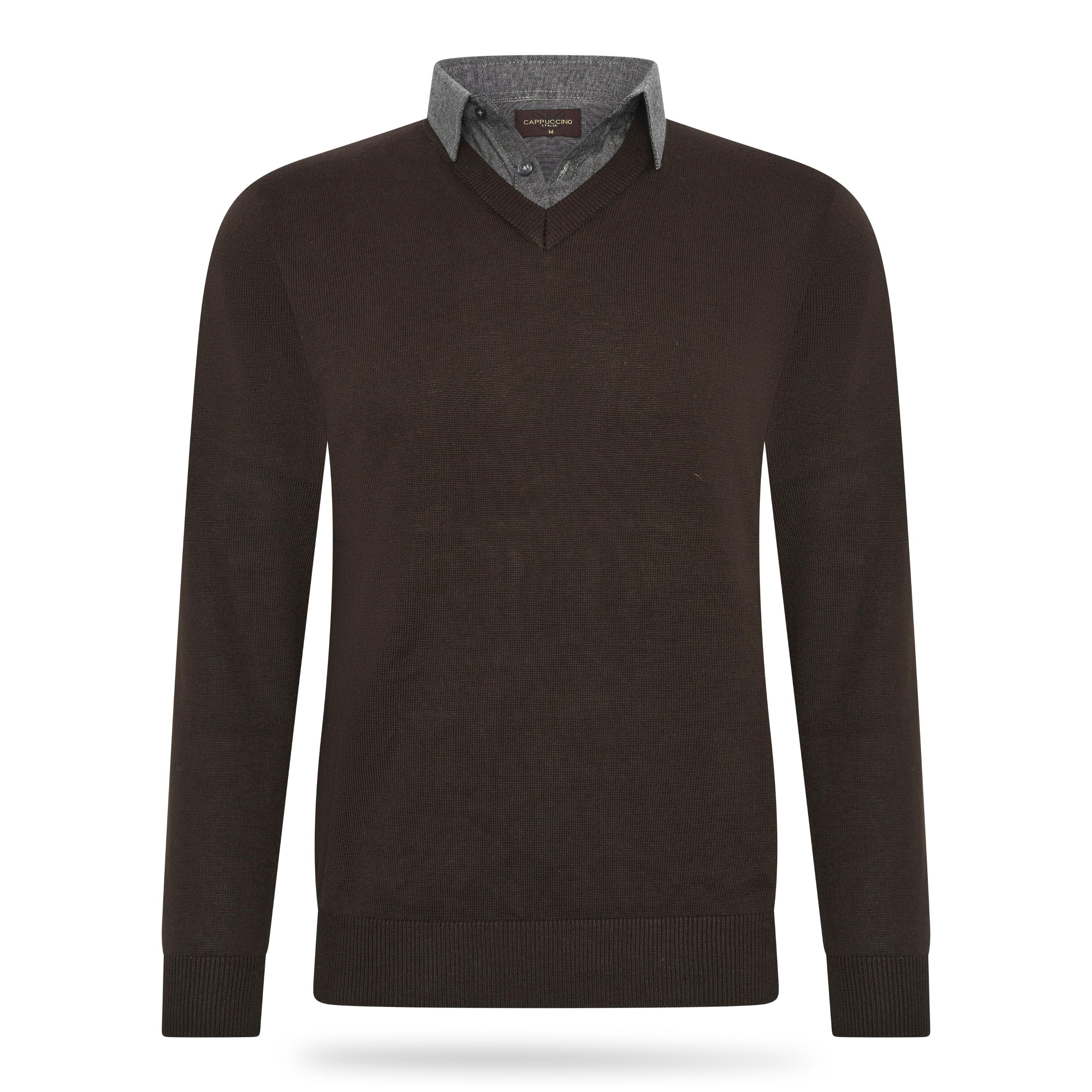 Cappuccino Italia Mock pullover