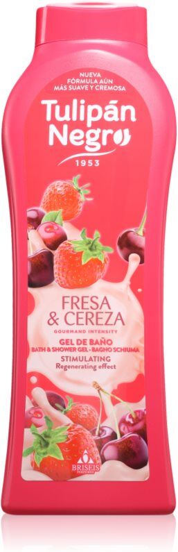 Tulipán Negro Fresa Y Cereza shower gel 650 ml