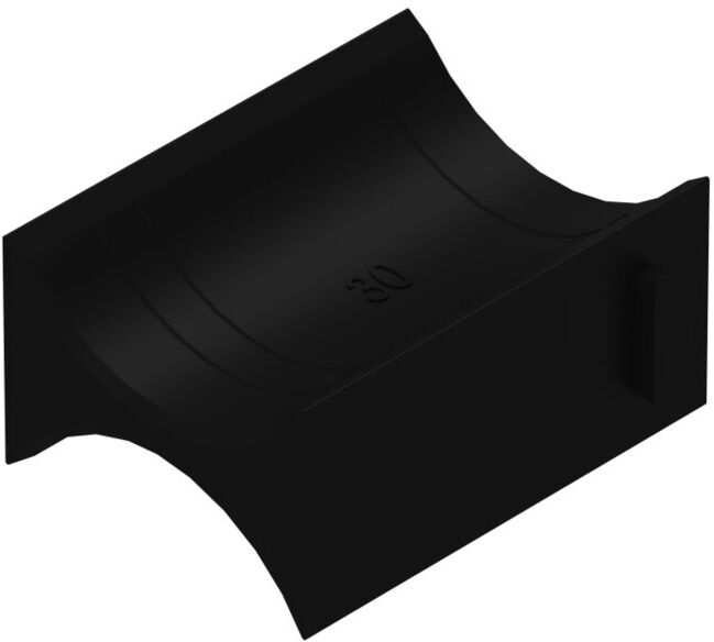 niedax Double cuve DW 34 noir 40 mm polystyrène (DW 34)
