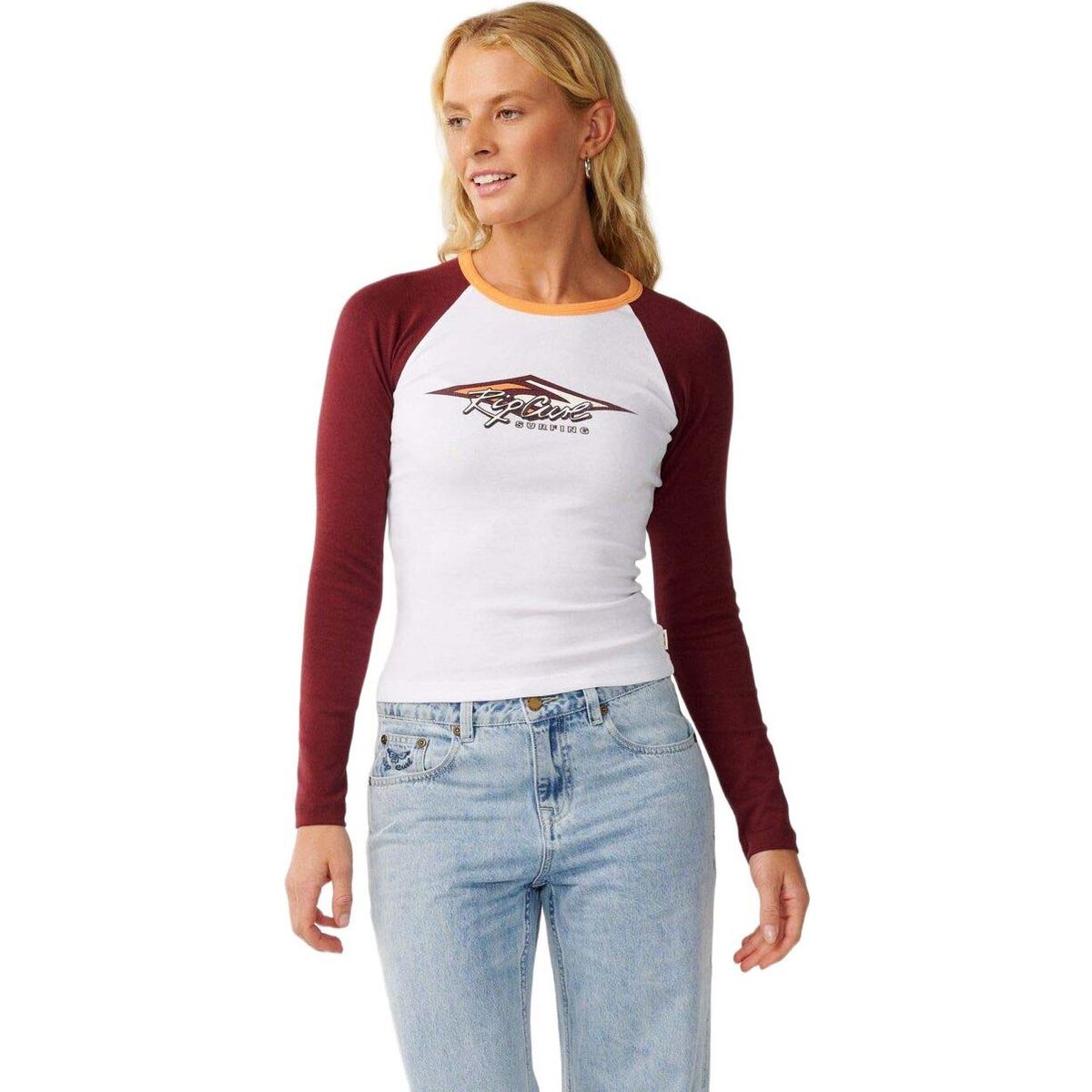 RipCurl Island Dreams Raglan LS Tee white (1000) XS 0QKWTE-1000-XS