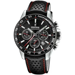 Festina F20561/4 Herrenuhr Chronograph Schwarz/Rot