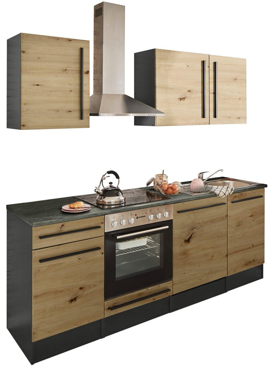 Yourkitchen Keukenblok BASIS JAZZ met deuren en laden