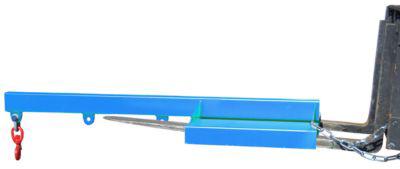 Lastarm für Gabelstapler, 1600-1,0, blau RAL 5012