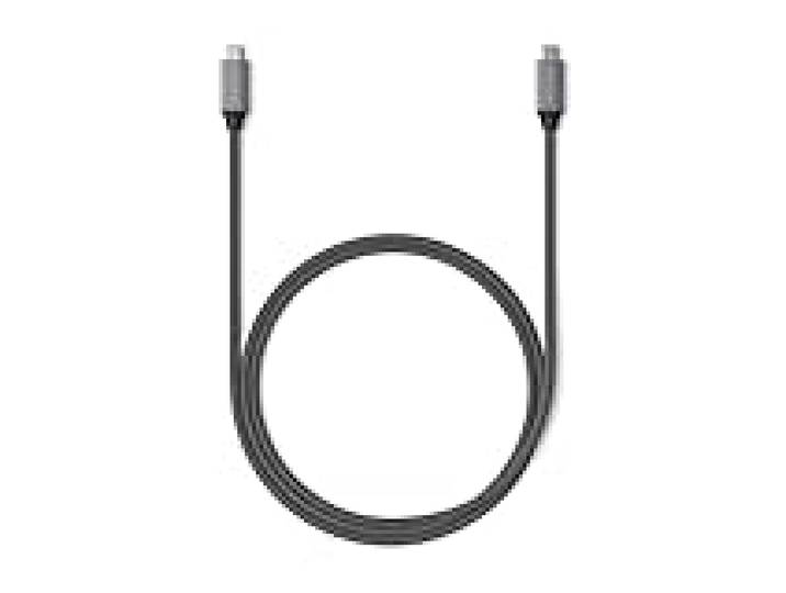 Satechi Câble USB4, PD 140W, Données 40Gbps, HDMI Vidéo 8K@60Hz ou 4K@120Hz, câble nylon tressé 80 cm avec attaches Velcro, rétrocompatible USB 2.0