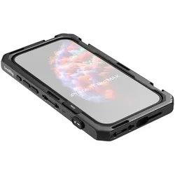SmallRig Käfig-Kit für iPhone 17 Pro: Mobiles Dual-Handheld-Telefonkäfig-Kit - Basiskäfig (Cage), Video Zubehör, Schwarz