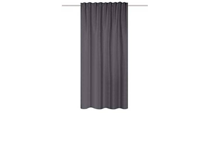HOMEbasics 85315 John Struktur-Verdunkelungsvorhang verschieden farbig, Farbe:anthrazit, Größe:160 x 135 cm