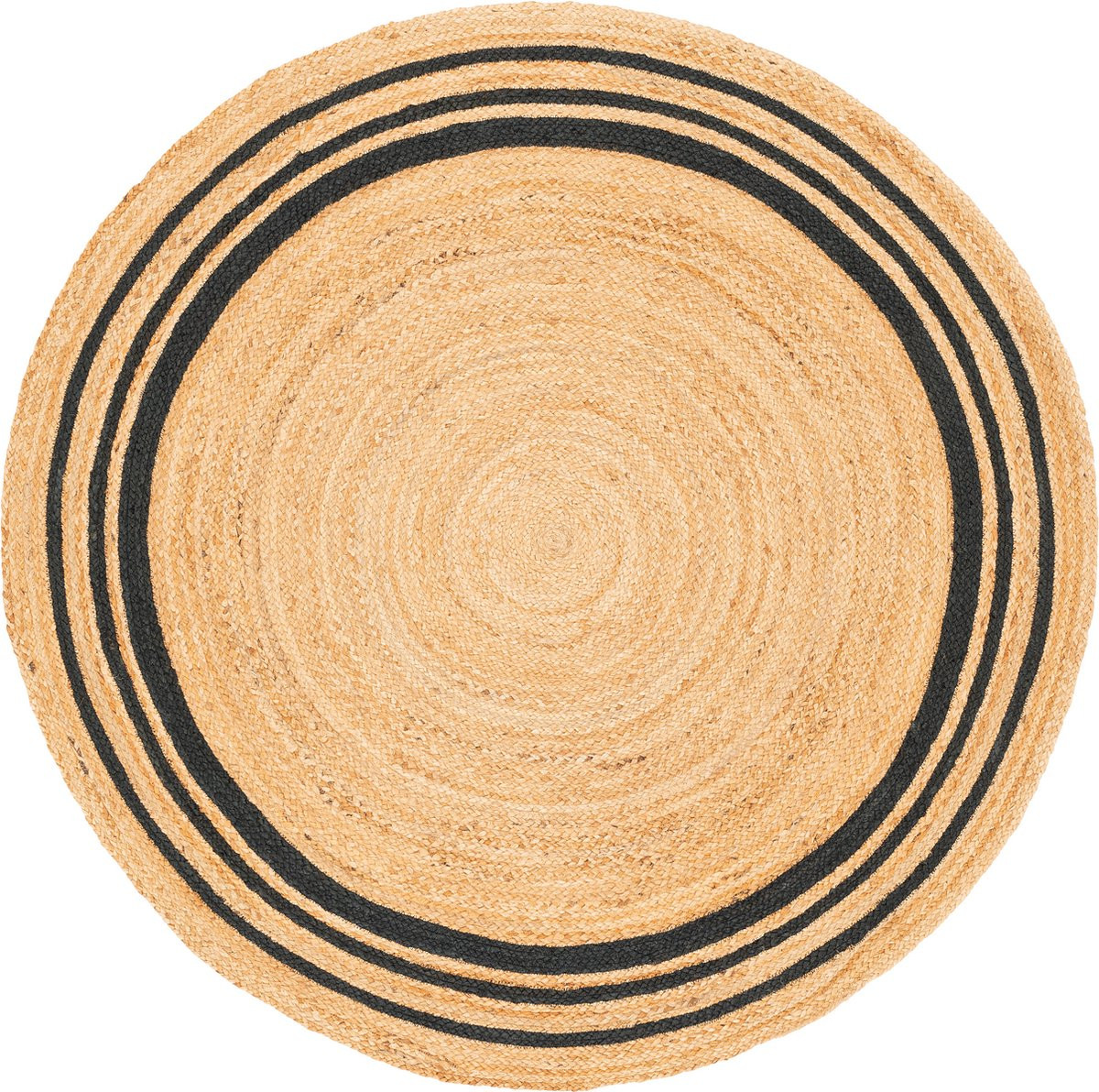 Pergamon Natuurvezeltapijt Salsa Stripes Rond van Jute