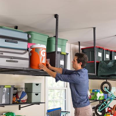 StoreYour 4' x 8' Faber Overhead Garage Shelving - Holds 700 lbs - 4'x8'