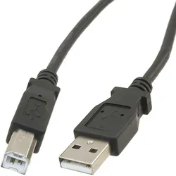 CARUBA Druckerkabel USB 2.0 A male - B male 2m