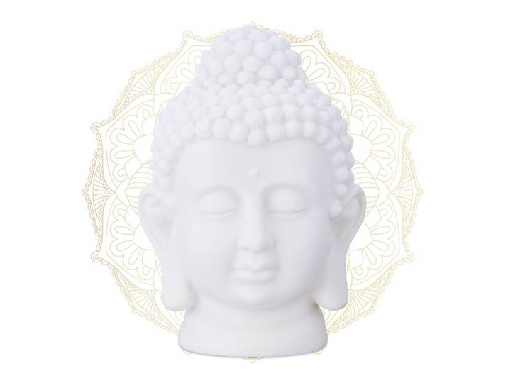 Relaxdays 2 x Buddha Kopf