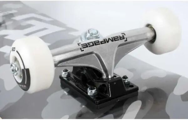 Skateboard Komplettboard Rampage Camo (8" - Grau)
