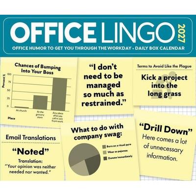 Office Lingo 2027 5.4 X 6.2 Box Calendar